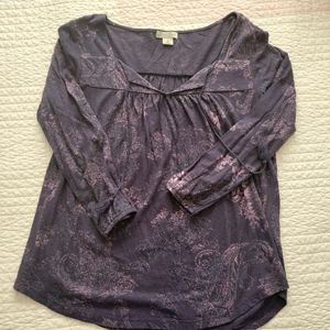 Lucky Brand Purple/Pink Blouse
